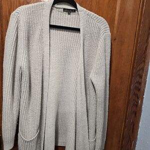 Women's Cream Colorrd Open Front Cardigan By Love ELLIE